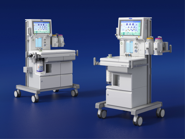 드레가 Atlan A100(오른쪽), A100 XL(왼쪽)