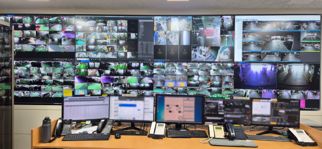 공영주차장 CCTV 통합관제 플랫폼 구축 현장 (사진: 금천구시설관리공단)