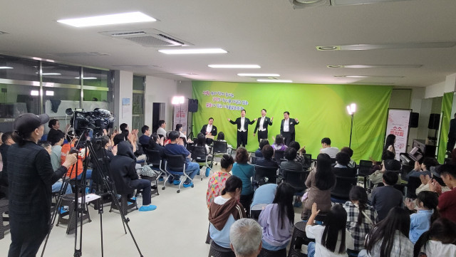 9월 24일 소소음악회 ‘해피 뻔뻔(funfun) 클래식 콘서트’가 진행되고 있다