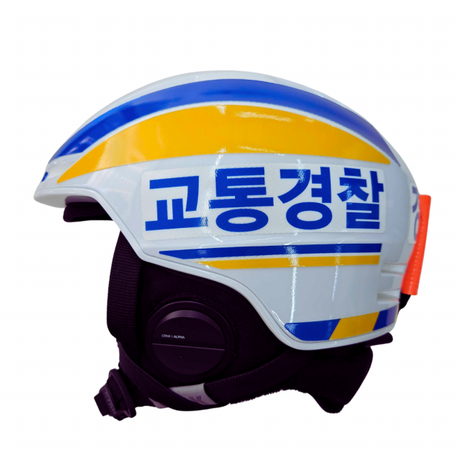 현재 사용되는 교통경찰 헬멧 예시(제공=아날로그플러스)