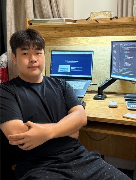 게임사운드AI 공동개발을 진행한 청년 AI 개발팀 ‘바다’의 신하준(제공=창조공작소)