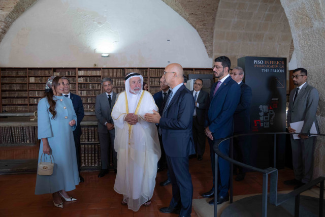 Sharjah Ruler opens Centre for Arabic Studies in Portugal (Photo: AETOSWire)