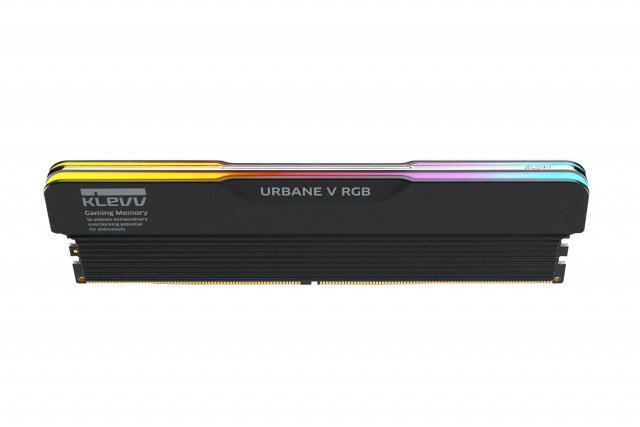 KLEVV URBANE V RGB DDR5 OC/Gaming 메모리 제트 블랙 에디션