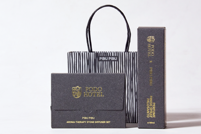 스톤 디퓨저 & 피니쉬 탈취제 Gift Set로 구성된 ‘PIBU PIBU Special Collabo Kit’