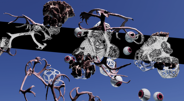 강이연(Yiyun Kang), ‘중첩(Superposition)’, 2025, 인터랙티브 미디어 아트(Interactive media art). *작품 이미지는 반드시 작품별 캡션과 함께 사용 요망
