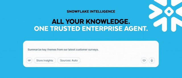 스노우플레이크, 에이전틱 AI 앱 ‘스노우플레이크 인텔리전스’ 정식 출시… 엔터프라이즈 데이터 민주화 실현 본격화