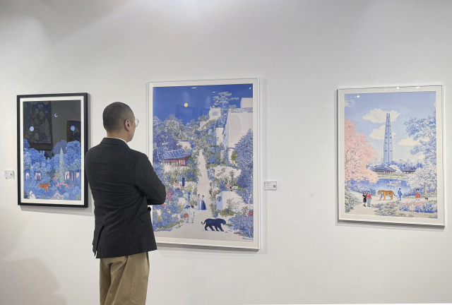 갤러리티 Janice Chae 초대 개인전 전시 모습