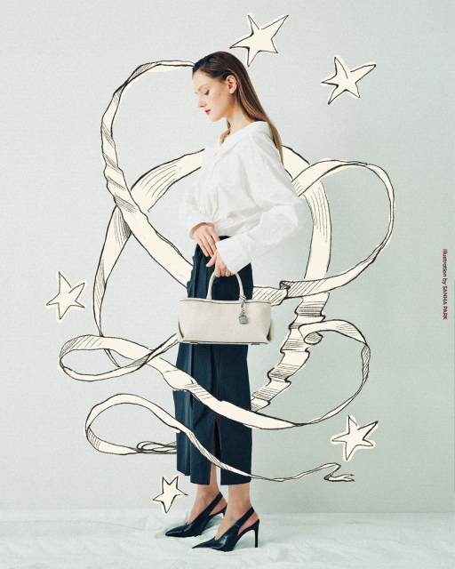 루이까또즈 끌로델 토트백 아이보리