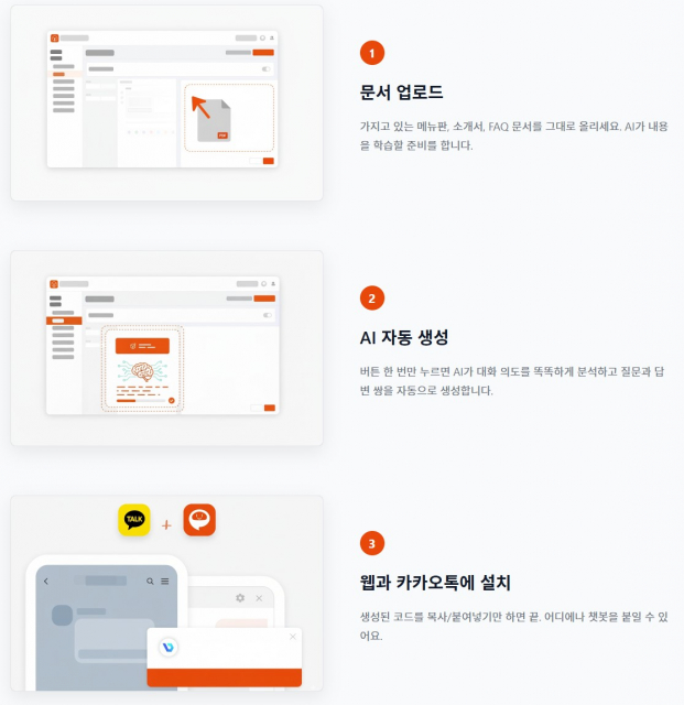 3단계만 거치면 바로 챗봇 제작 완료