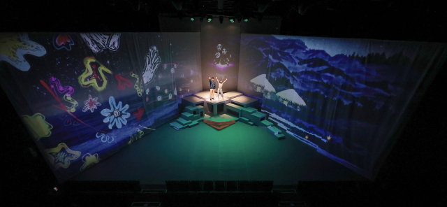 미디어아트형 실감 뮤지컬 ‘해녀와 영등’ 공연 장면