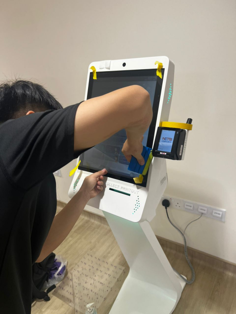 아클리브 제품 설치 장면