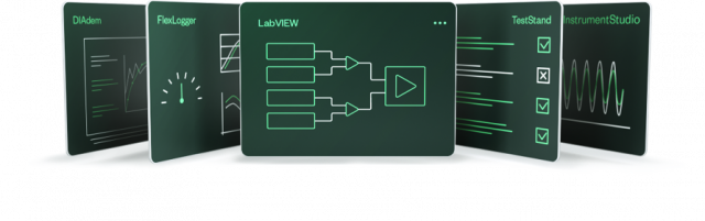 LabVIEW+ Suite는 테스트 개발부터 분석까지 엔지니어링 워크플로를 통합하는 NI의 소프트웨어 번들이다