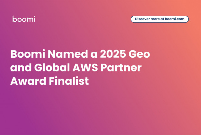 Boomi Named a 2025 Geo and Global AWS Partner Award Finalist