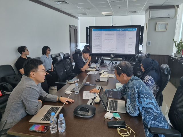 인도네시아 재난관리청(BNPB) 현지 프로젝트 회의