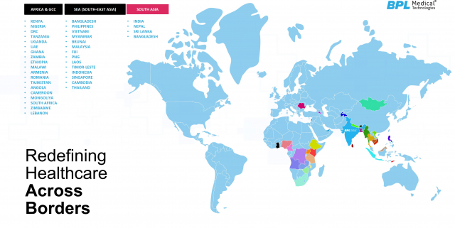 BPL 메디컬 테크놀로지 글로벌 진출 현황