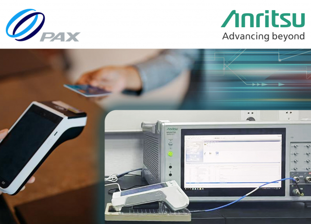 안리쓰의 시그널링 테스터가 PAX Technology의 스마트 결제 단말기 인증 테스트 기기로 선정됐다