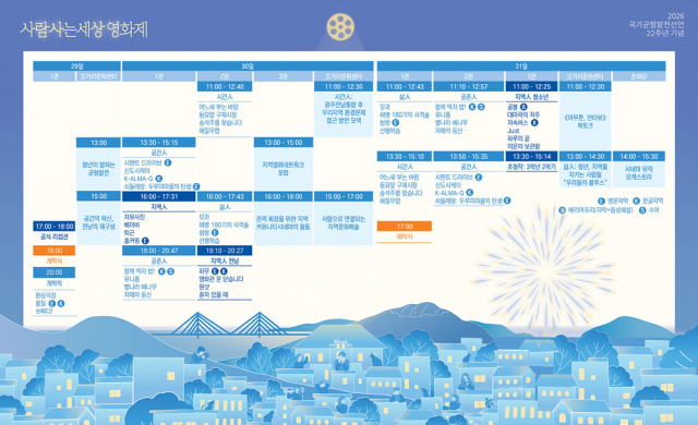 ‘사람사는세상 영화제’ 프로그램 안내