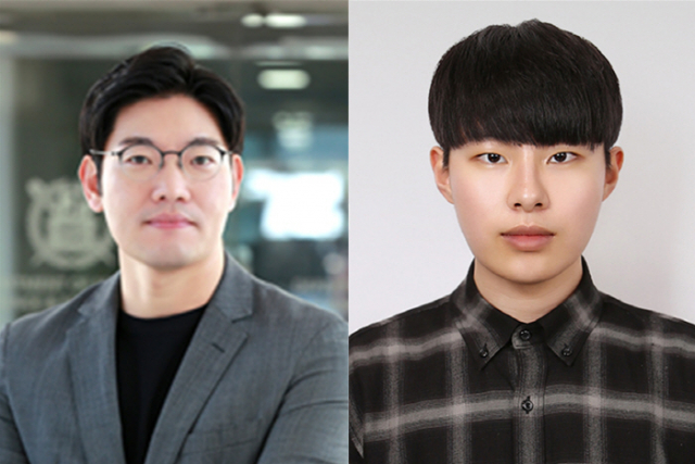 왼쪽부터 강기석 서울대학교 재료공학부 교수, 전영준 서울대학교 재료공학부 연구원