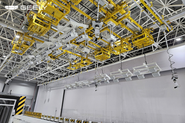 지리자동차 안전시험센터에 적용된 비솔의 고속 촬영용 조명 시스템