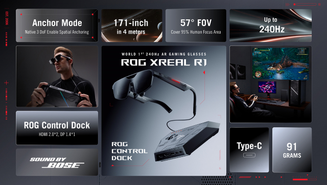 OLED 게이밍 글래스 ‘ROG XREAL R1’
