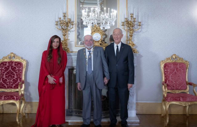 Sharjah Ruler receives Portugal’s Grand Collar of Order of Camões (Photo: AETOSWire)