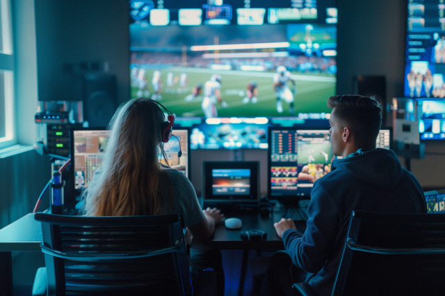 WSC Sports 편집장면