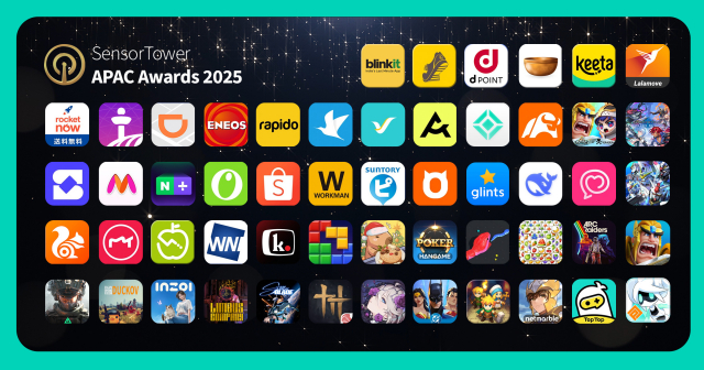 ‘센서타워 APAC 어워즈 2025’ 전체 수상자