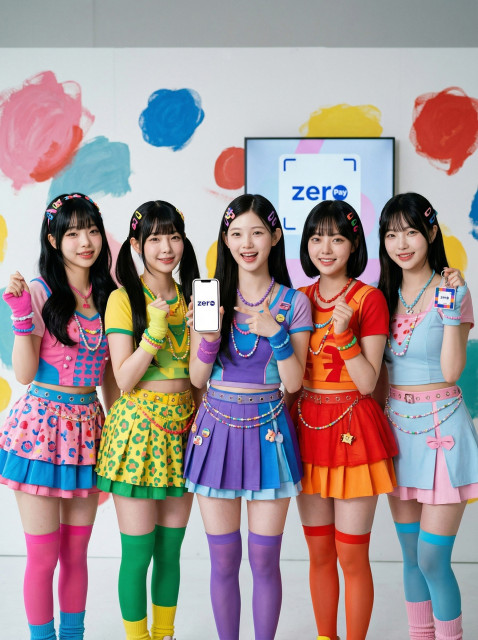 AI 걸그룹 스위티즈가 제로페이 홍보대사에 위촉됐다
