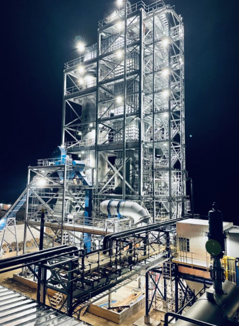 캐나다 서스캐처원주에 위치한 MLTC의 바이오에너지 공장