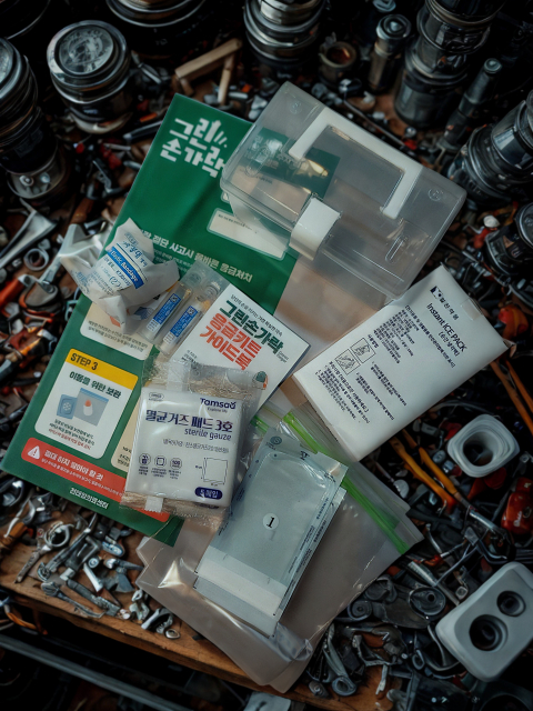 그린손가락 응급키트 내용물