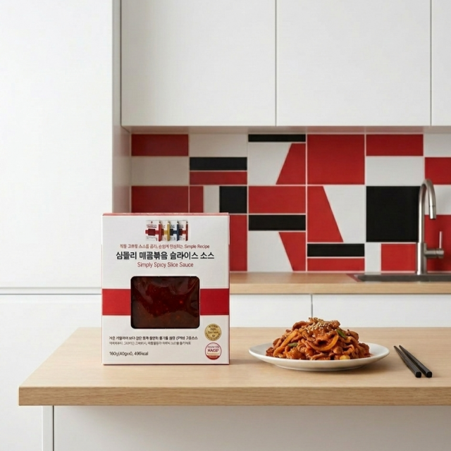 심플리 매콤볶음 슬라이스 소스
