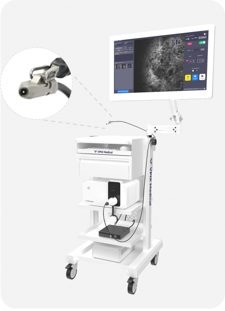 브이픽스메디칼의 로봇수술용 디지털 생검 플랫폼 ‘cCeLL - In vivo with Drop-In Robo’