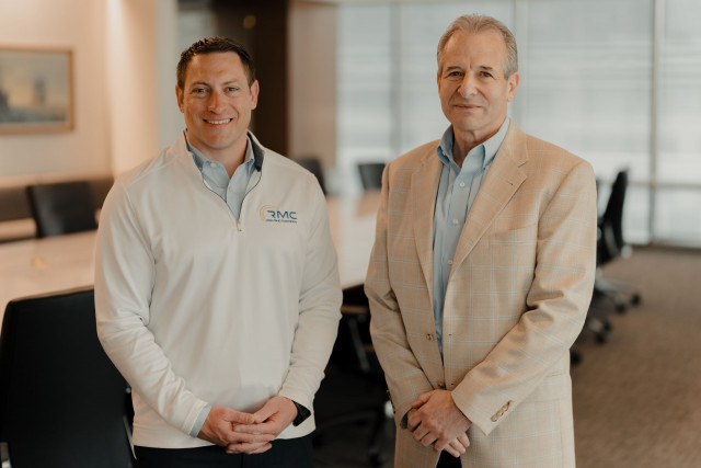 (L to R): Vince Kuchar, President, RMC Global, and David Wechsler, President and CEO, ABS Group