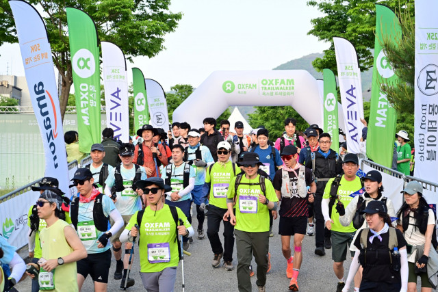 제주삼다수 생수 후원 ‘2026 옥스팜 트레일워커’ 현장