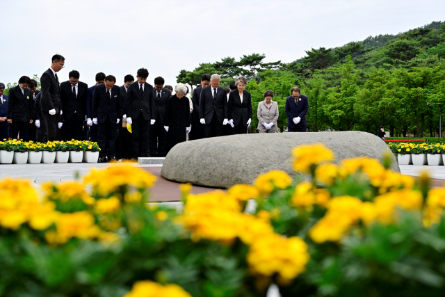 고 노무현 전 대통령 서거 16주기 추도식 모습