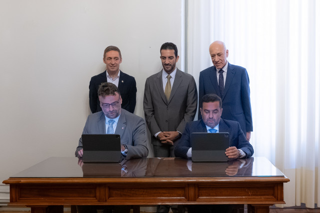 Sultan Bin Ahmed attends Media Master’s Graduation in Spain (Photo: AETOSWire)