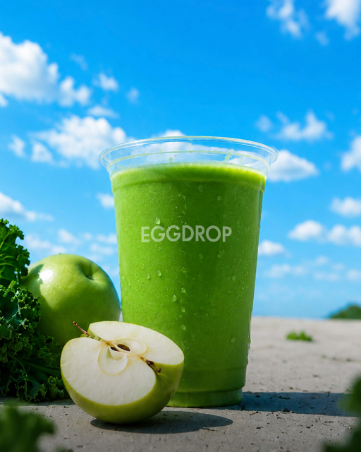 에그드랍 케일 사과주스(EGGDROP Kale Apple Juice)(© Images Courtesy of EGGDROP Corp.)