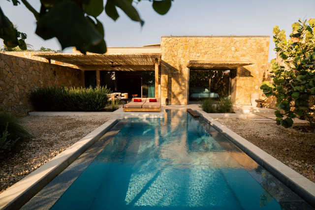 Guests can relax and recharge by the pool