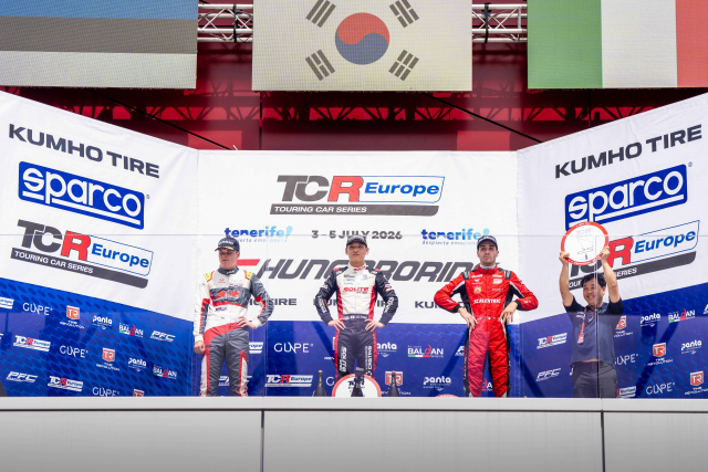 쏠라이트 인디고 레이싱 박준의, 2026 TCR 유럽 4라운드 레이스2 우승