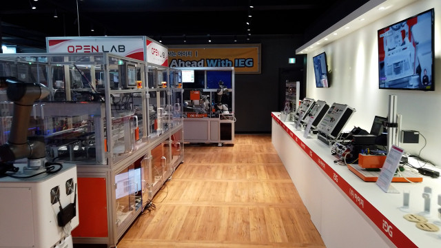 아이지 OPEN LAB 개관식 현장
