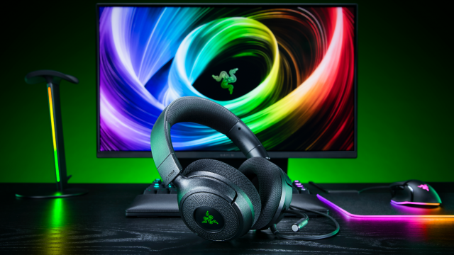 ‘Razer Kraken V4 X Sensa HD Haptics Edition’ 유선 게이밍 헤드셋