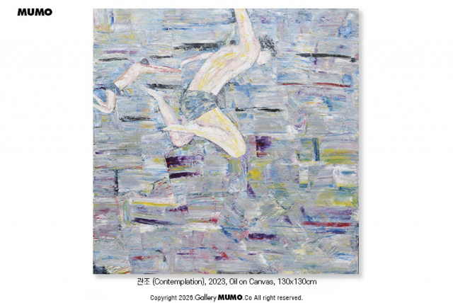 관조(Contemplation), 2023, Oil on Canvas, 130 x 130cm