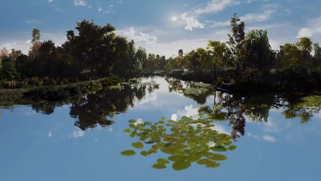니콜라 테포(Nicolas Thépot), ‘클로드 모네: 수련에의 집착(Claude Monet: The Water Lily Obsession)’, 2018, 360° 영상, 선형 6자유도 VR, 6~8분