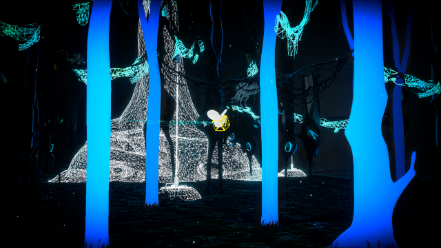 우박스튜디오(Ubac Studio), ‘실시간 푸른 경계: 근사한 세계(Realtime Blue Boundary: A Perfect Approximation)’, 2026, VR 및 설치, 약 20분, 한국국제교류재단 창제작 지원작