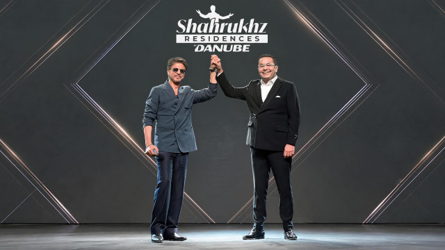 Shah Rukh Khan and Rizwan Sajan Reunite For Shahrukhz Residences by Danube With Gauri Khan-Designed Penthouses (Photo: AETOSWire)