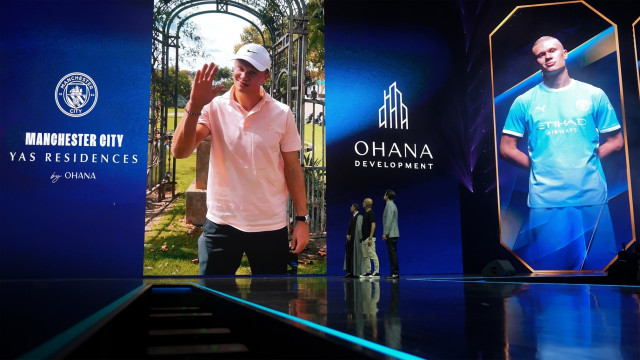 Erling Haaland is now a homeowner at Manchester City Yas Residences by Ohana (Photo: AETOSWire)