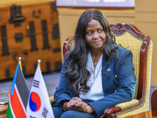 외교부 방문한 아둣 키르 남수단 대통령특사