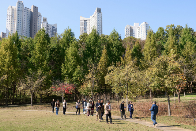 수원 광교호수공원 신한카드 에코존 5호 ‘순환정원’ 전경
