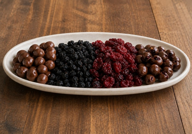 초콜릿 코팅 절임 과일과 절임 베리류(사진=Premium European Products 공식 홈페이지)