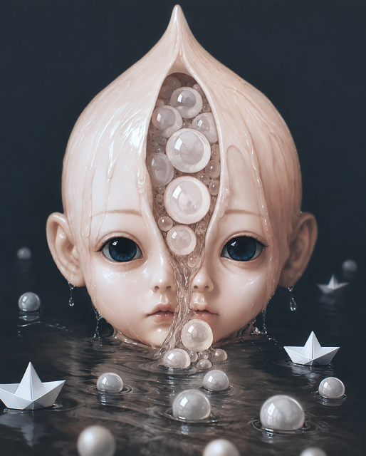 도군, Pearl Foam, 캔버스에 아크릴 우레탄, 유채, 162.3×130.3cm, 2026